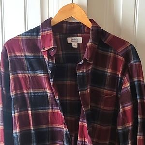 Men's long sleeve flannel shirt